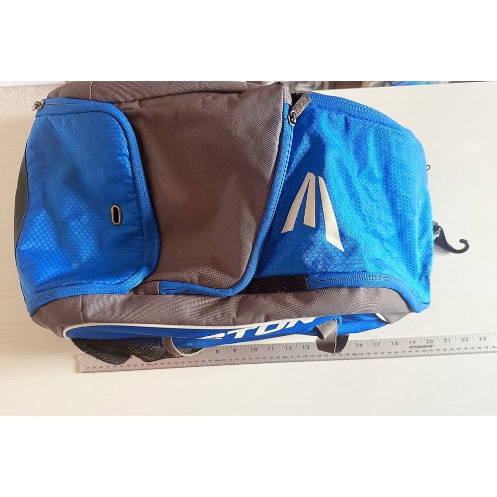 Easton Softball Backpack Blue/Black For Sports Equipment 8" Tall 20" Long - Picture 12 of 12